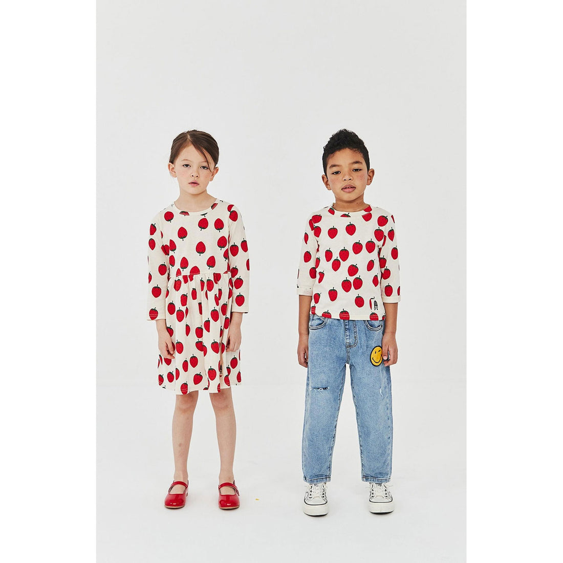 Petite Hailey Ivy Strawberries Play Dress