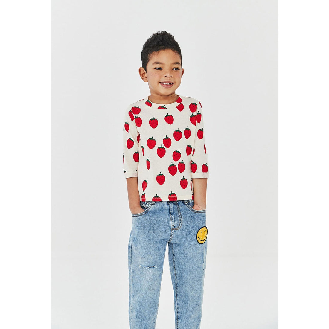 Petite Hailey Ivy Strawberries Longsleeve Tshirts