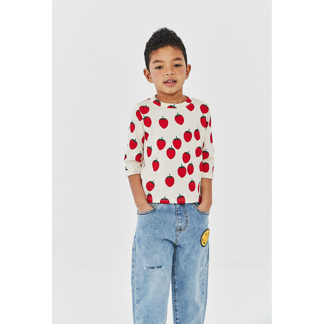 Petite Hailey Ivy Strawberries Longsleeve Tshirts