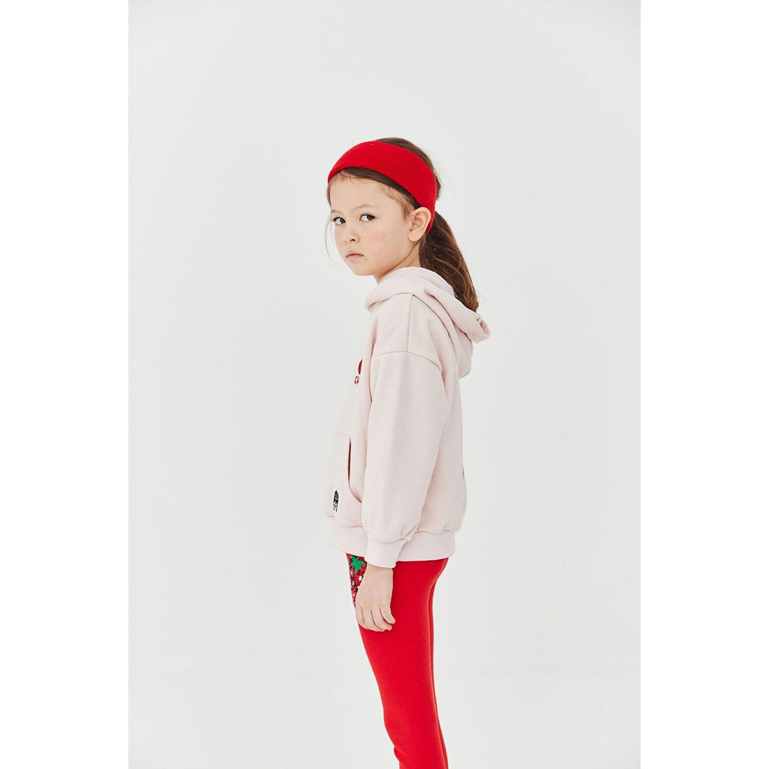 Petite Hailey Red Patch Leggings
