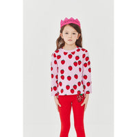 Petite Hailey Red Patch Leggings