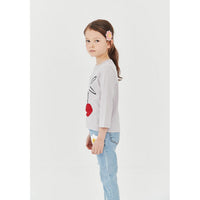 Petite Hailey Gray Cherry Organic Tshirts