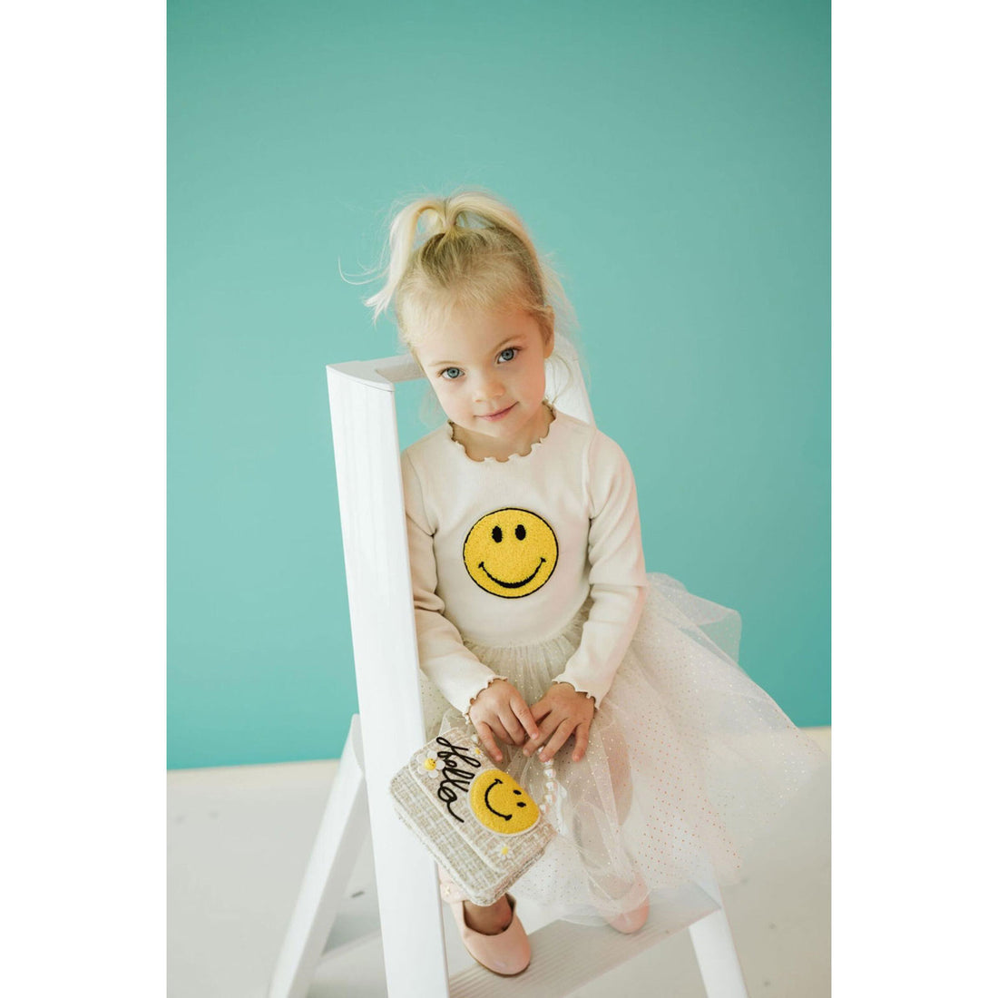 Petite Hailey Cream Smile Tutu