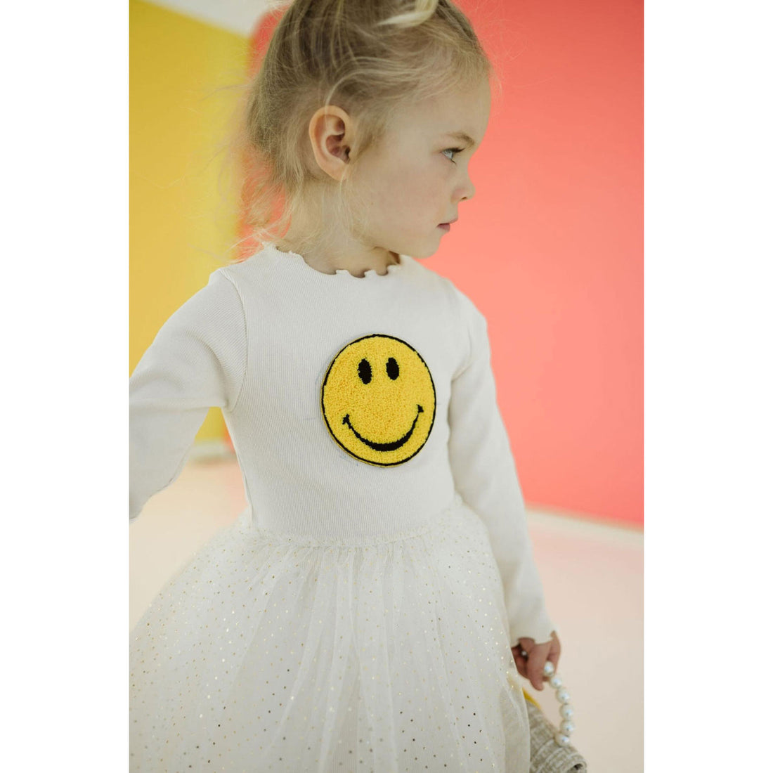 Petite Hailey Cream Smile Tutu