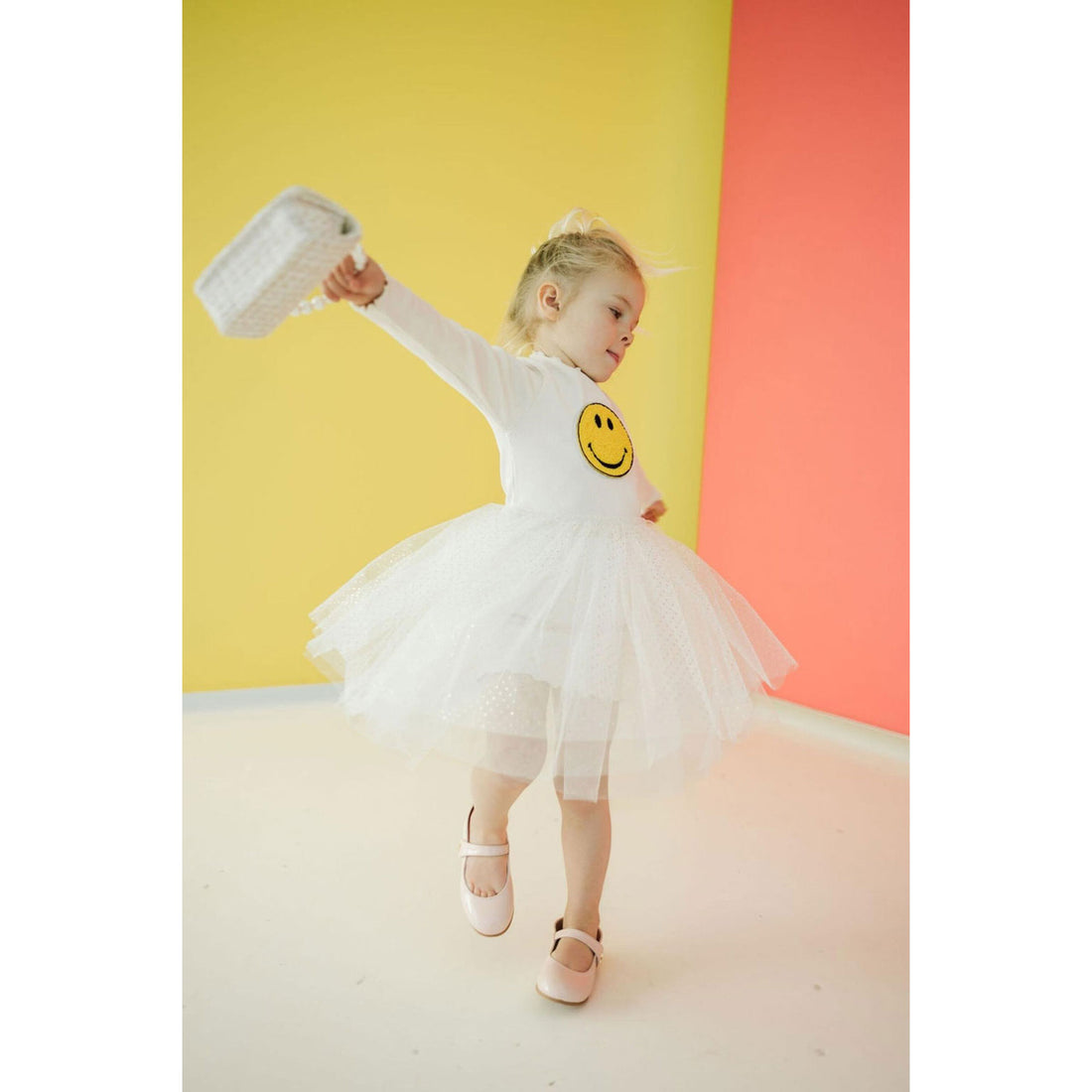Petite Hailey Cream Smile Tutu