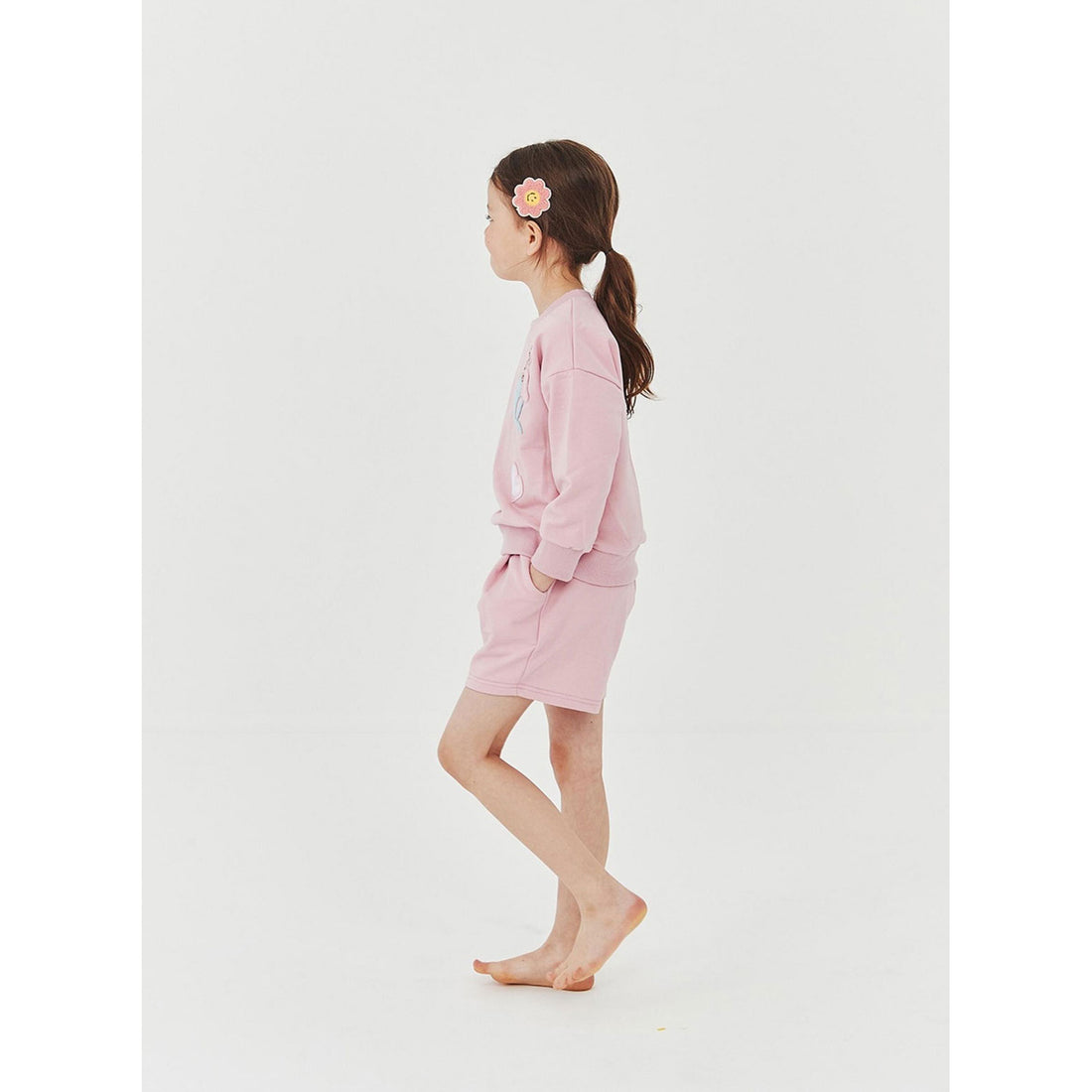 Petite Hailey Pink Multi Patched Sweatshirts