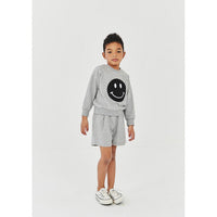 Petite Hailey Grey Smile Sweatshirts