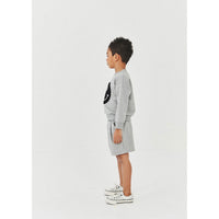 Petite Hailey Grey Smile Sweatshirts