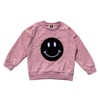 Petite Hailey Pink Smile Sweatshirts