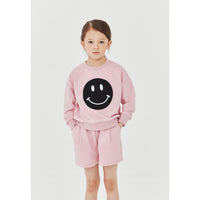 Petite Hailey Pink Smile Sweatshirts