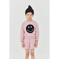 Petite Hailey Pink Smile Sweatshirts