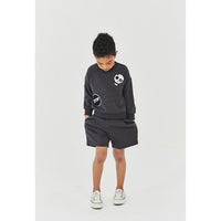 Petite Hailey Charcoal Skull Sweatshirts