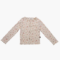 Petite Hailey Ivory Vintage Floral Cardigan