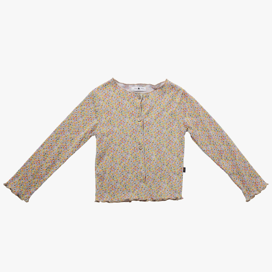 Petite Hailey Neon Vintage Floral Cardigan