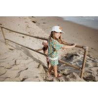 Petite Hailey Green Smile Sweatshirt Set
