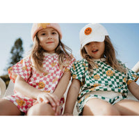 Petite Hailey Red Smile Sweatshirt Set