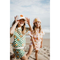 Petite Hailey Red Smile Sweatshirt Set