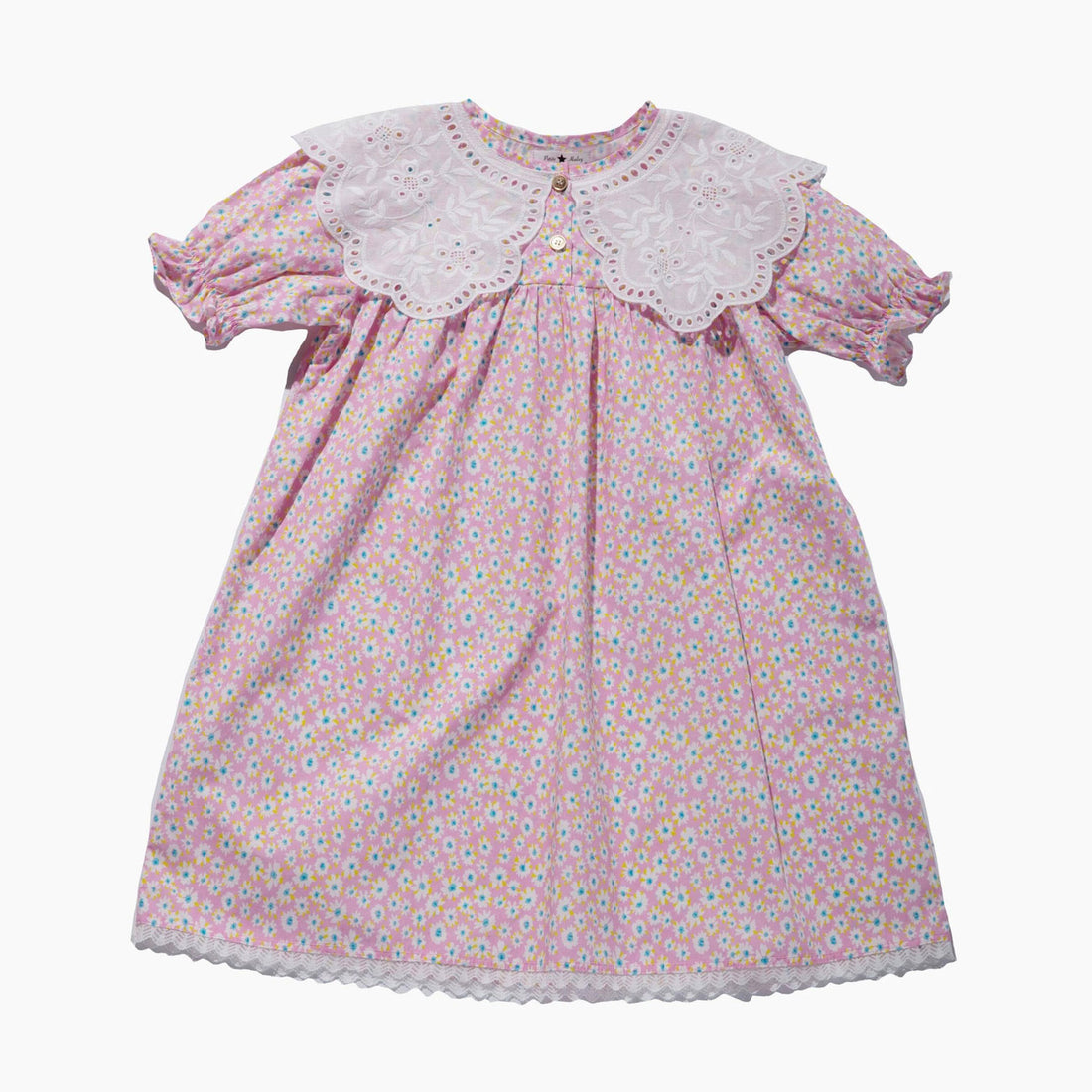 Petite Hailey Pink Collar Dress