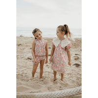 Petite Hailey White Collar Dress