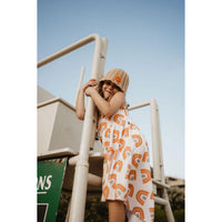 Petite Hailey Rainbow Print Dress
