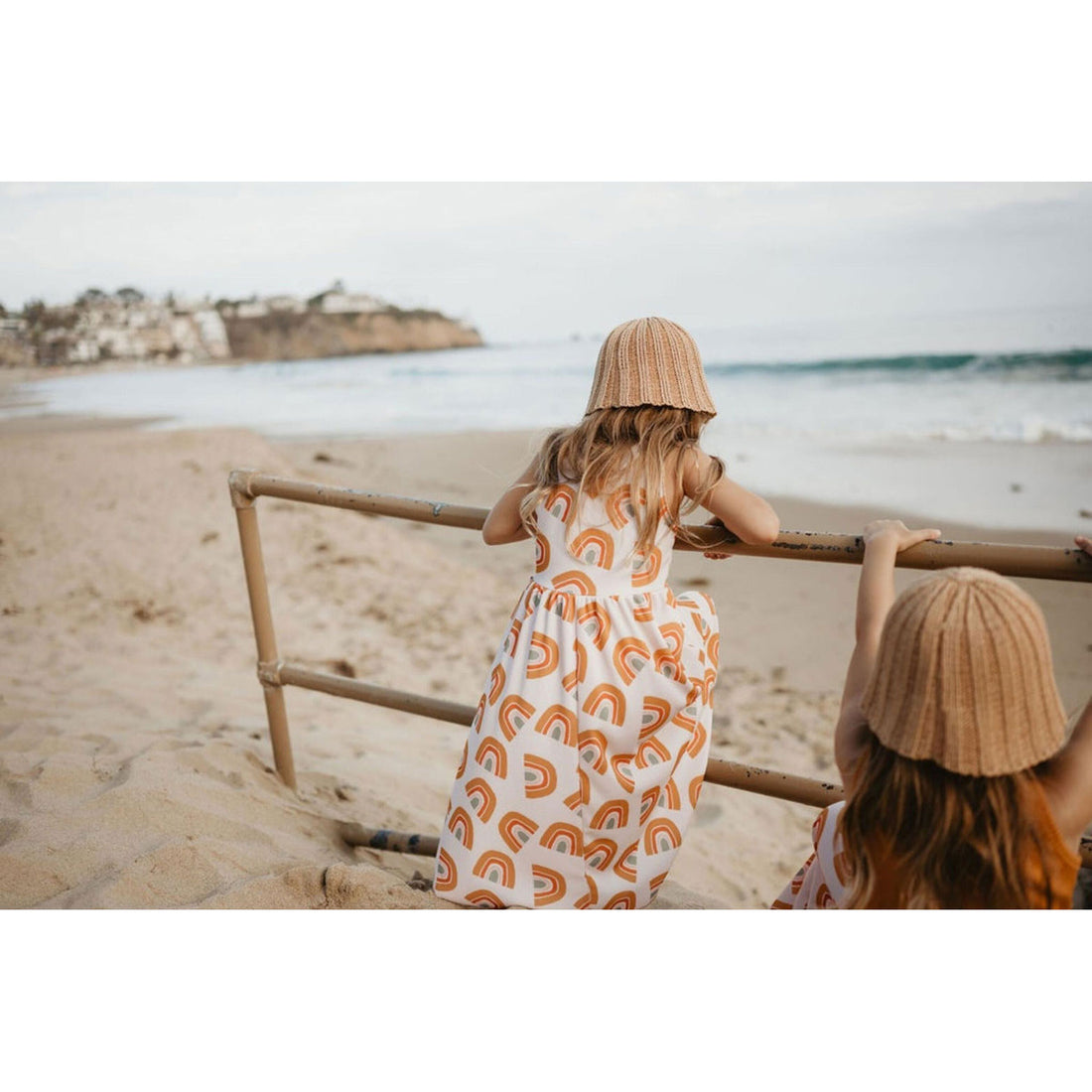 Petite Hailey Rainbow Print Dress