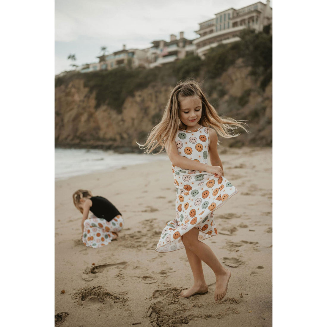 Petite Hailey Smile Print Dress