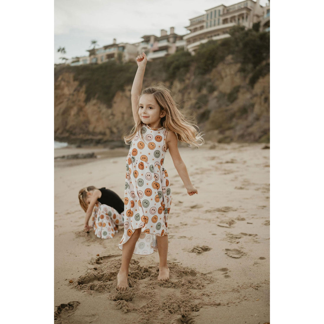 Petite Hailey Smile Print Dress