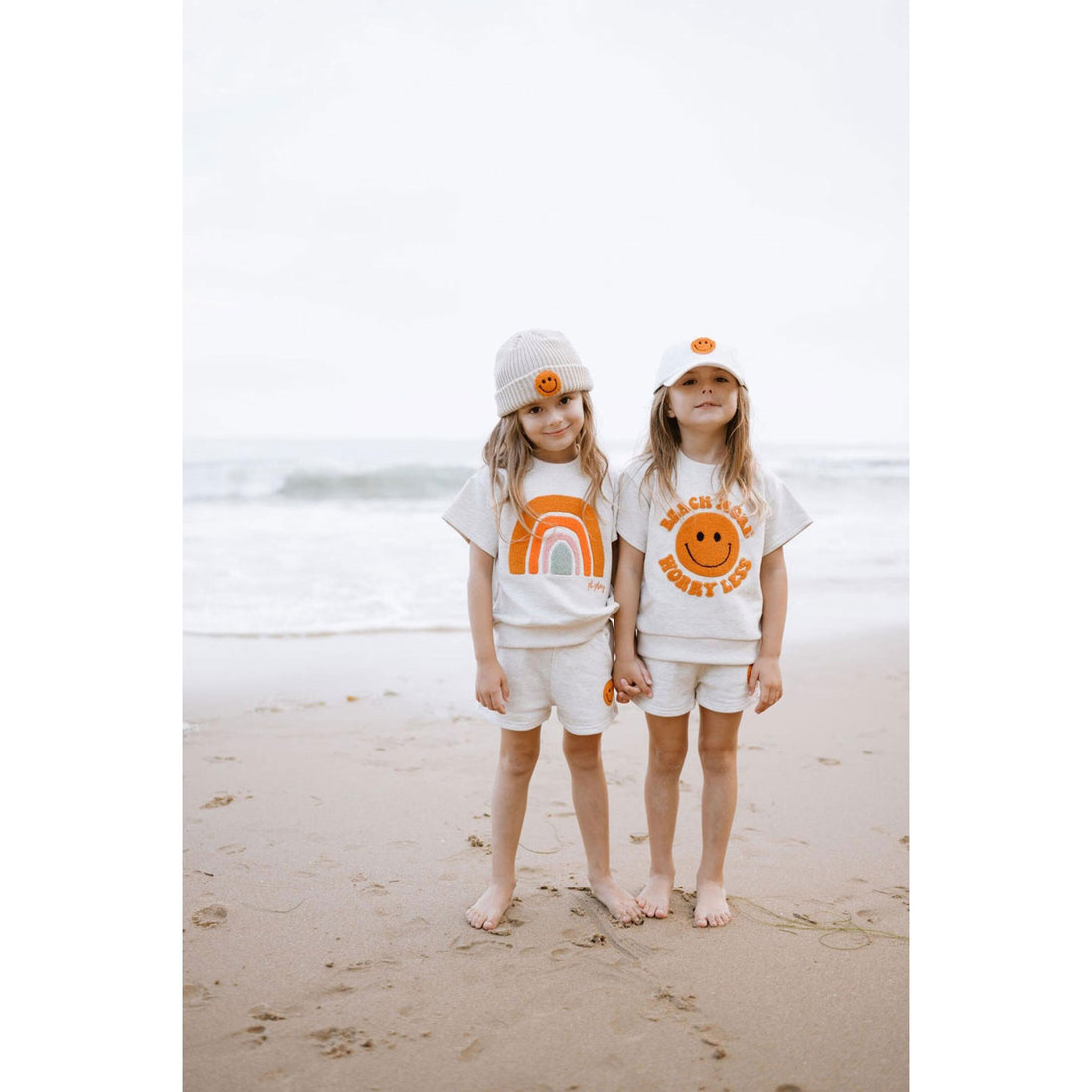 Petite Hailey Rainbow Patch Sweatshirt Set