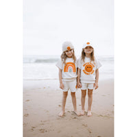 Petite Hailey Rainbow Patch Sweatshirt Set
