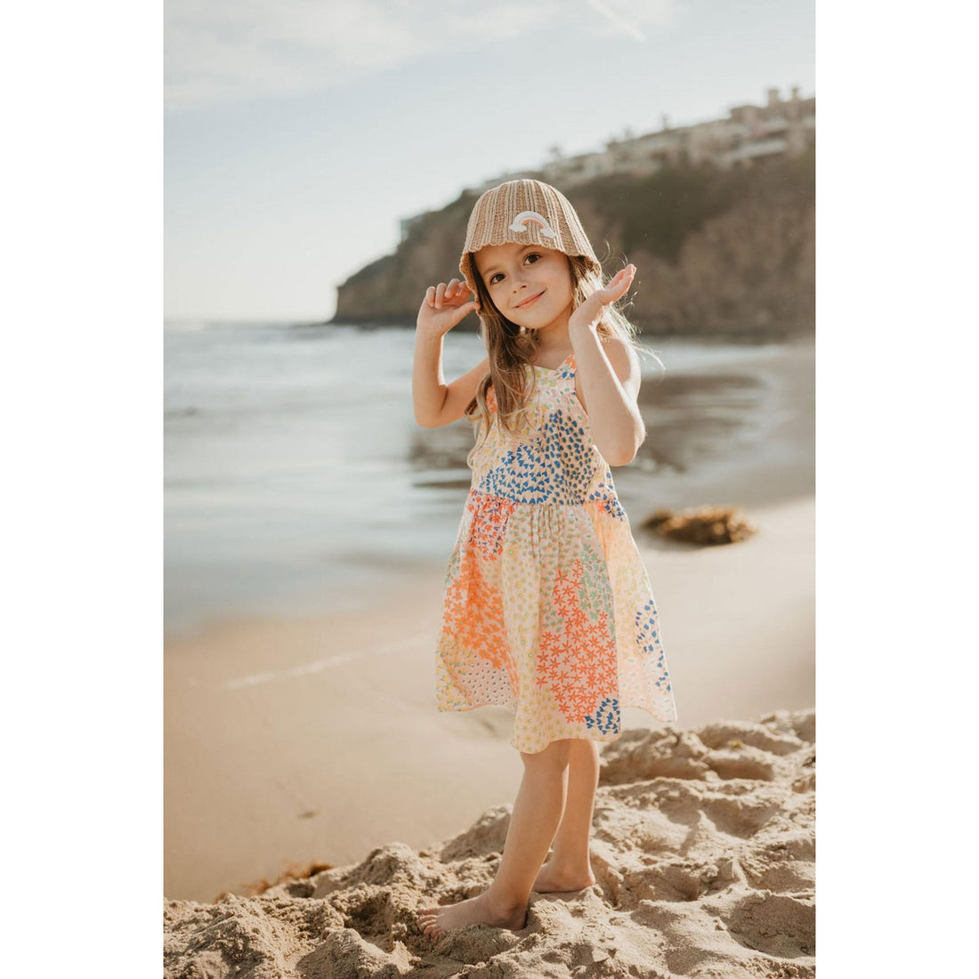 Petite Hailey Pink Multi Bow Dress