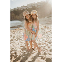 Petite Hailey White Multi Bow Dress