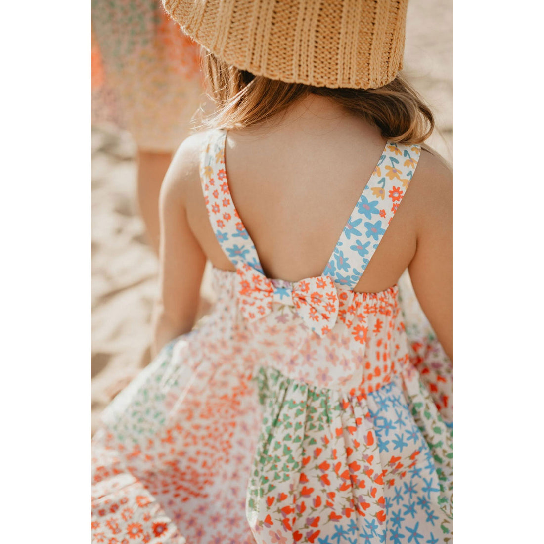 Petite Hailey White Multi Bow Dress