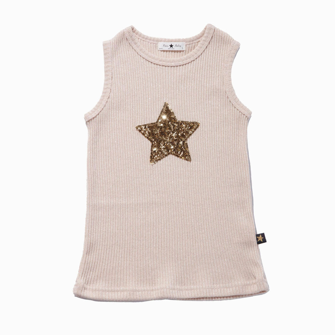 Petite Hailey Peach Glitter Star Set