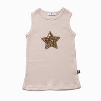 Petite Hailey Peach Glitter Star Set