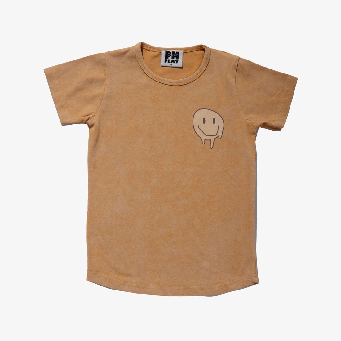 Petite Hailey Clay Acid Washing Tshirt