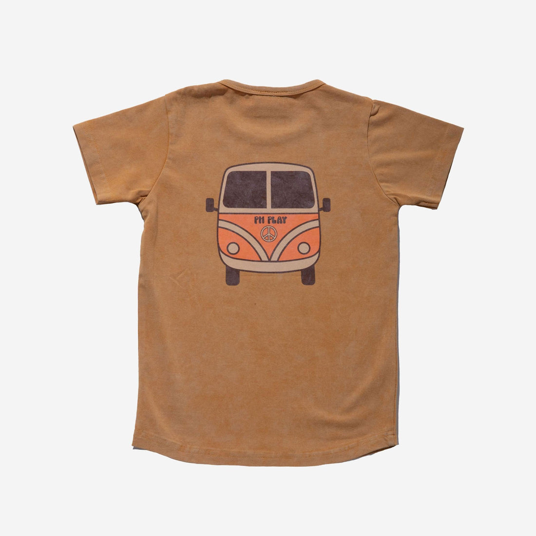 Petite Hailey Clay Acid Washing Tshirt