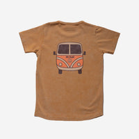 Petite Hailey Clay Acid Washing Tshirt