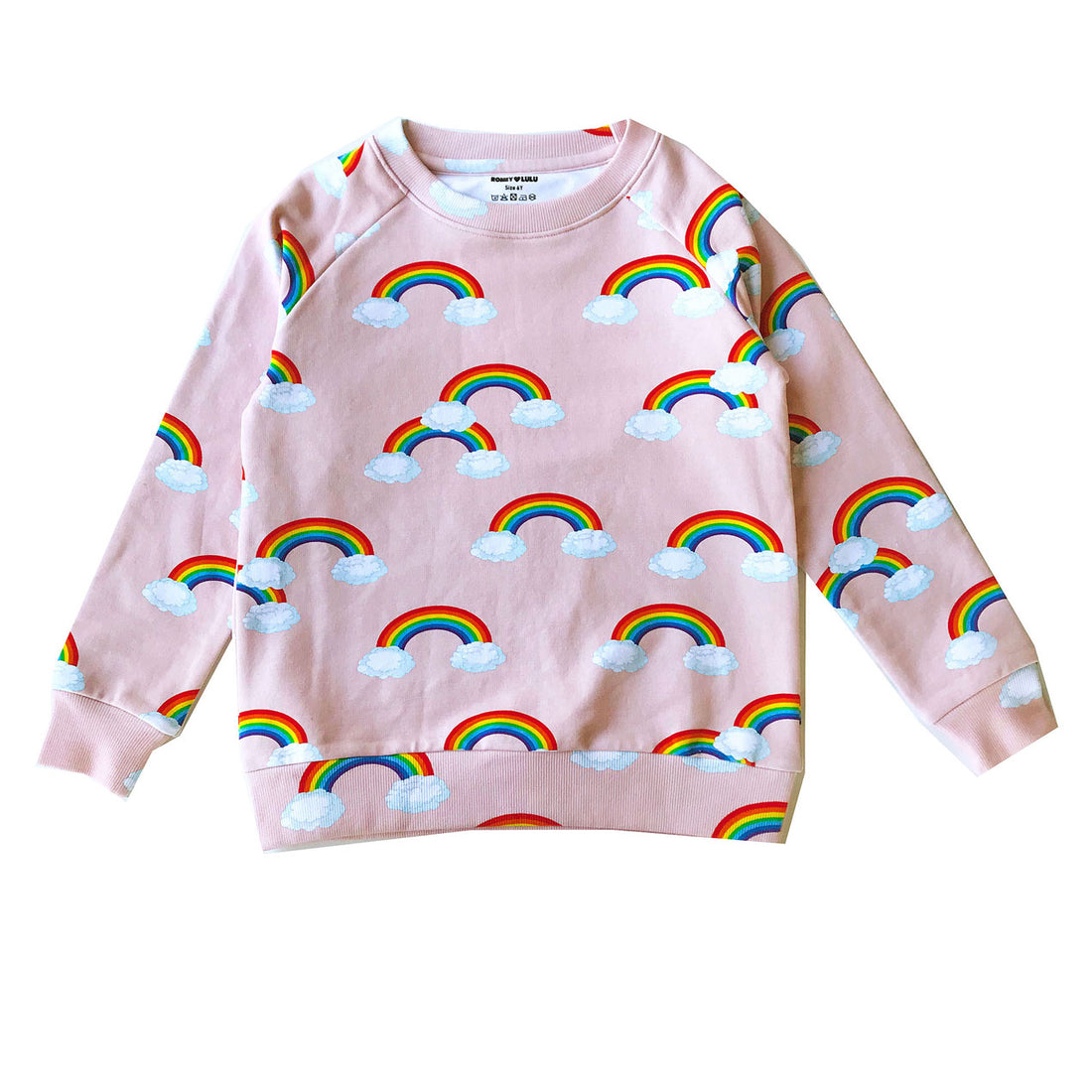 Romey Loves Lulu Pink Rainbow Sweatshirt