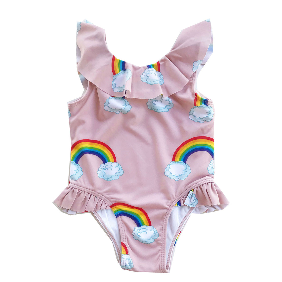 Romey Loves Lulu Pink Rainbow Swimsuit