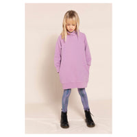Finger in the Nose Pippa Grey Lilac Long Sleeve Fleece Dress
