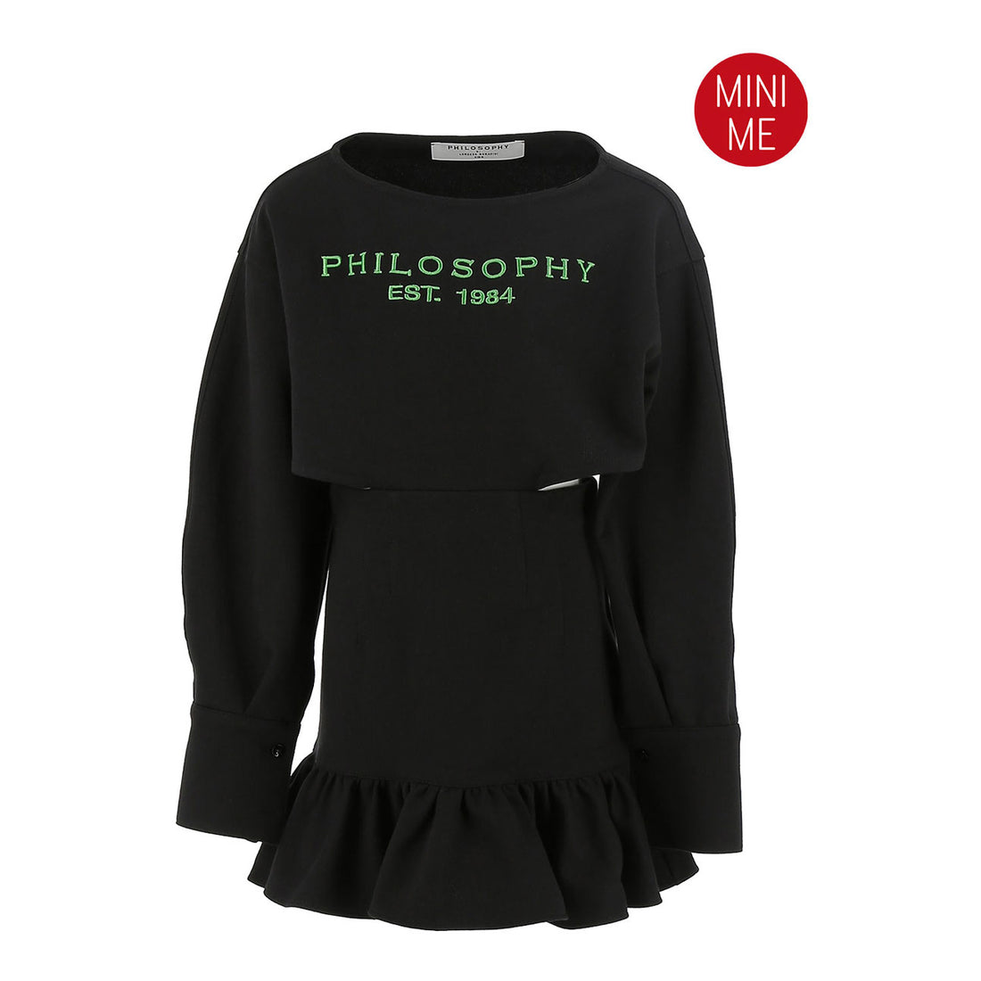 Philosophy Black Logo Dress