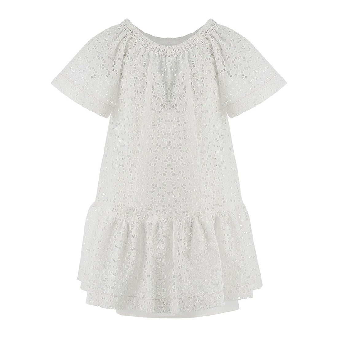 Philosophy White Short Sleeve Dress
