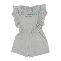 Philosophy Grey Ruffle Romper