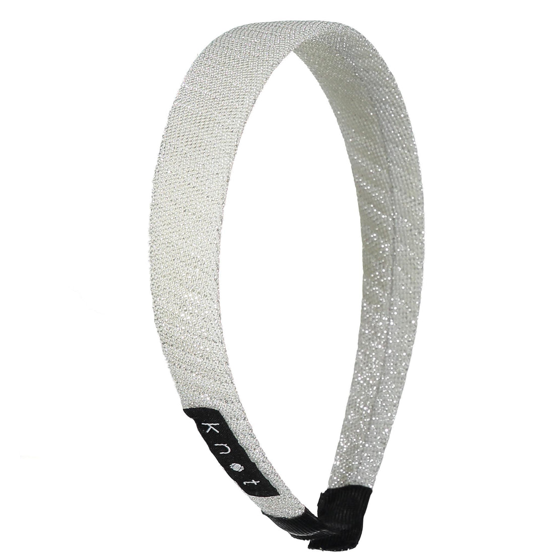 Knot Hairbands Pleated Headband // Silver