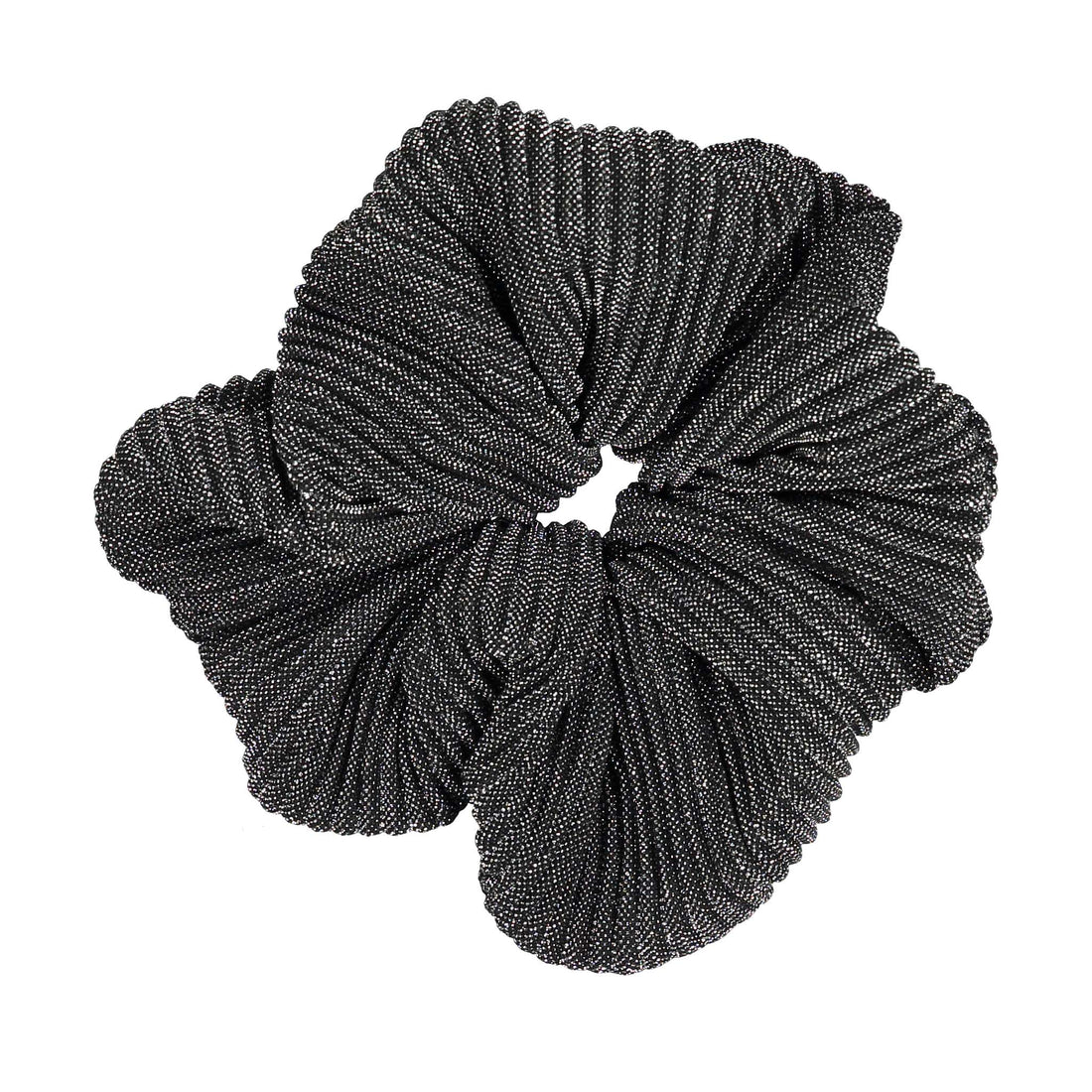 Knot Hairbands Pleated Scrunchie // Black