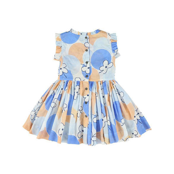 Morley Bleu Floral Polly Chest Pleat Dress
