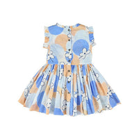 Morley Bleu Floral Polly Chest Pleat Dress