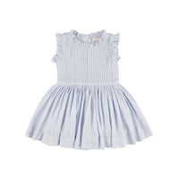 Morley Sky Polly Chest Pleat Dress