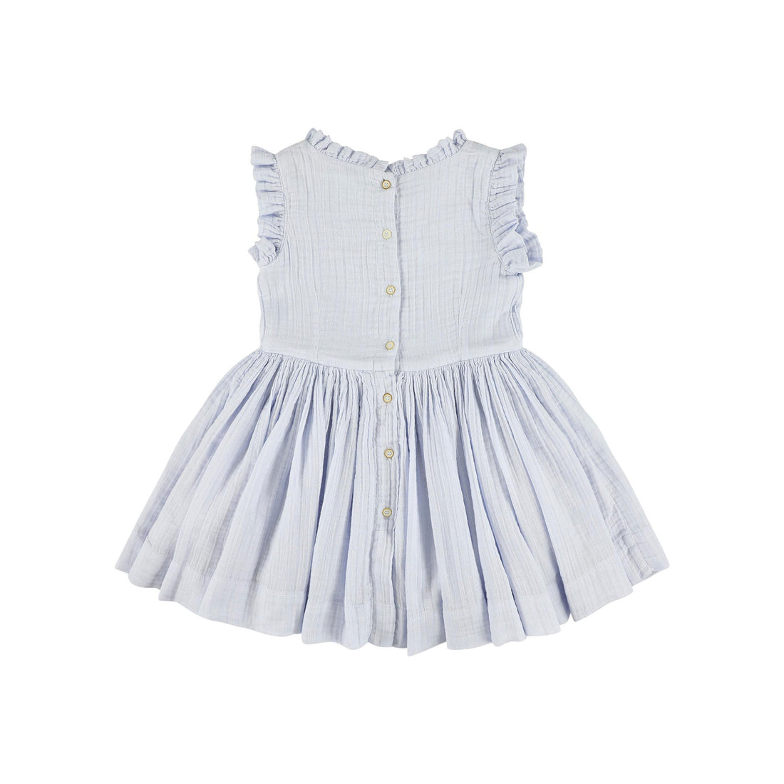 Morley Sky Polly Chest Pleat Dress