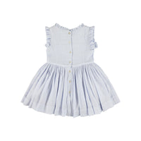 Morley Sky Polly Chest Pleat Dress